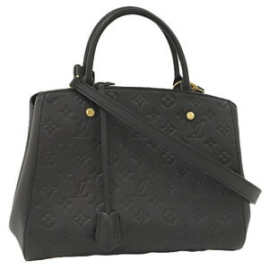 Louis Vuitton shoulder bag Montaigne Monogram Empreinte Noir Black